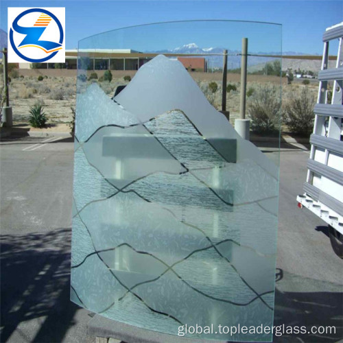 Curved Bent Tempered Glass Curved bent building tempered safety glass Factory